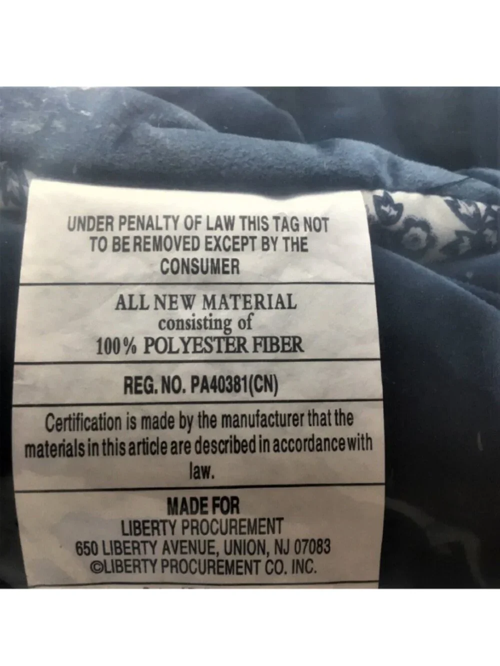 3-pc DENIM BLUE Wild Sage Velvet Floral Reversible FULL QUEEN Quilt Set NOT Navy